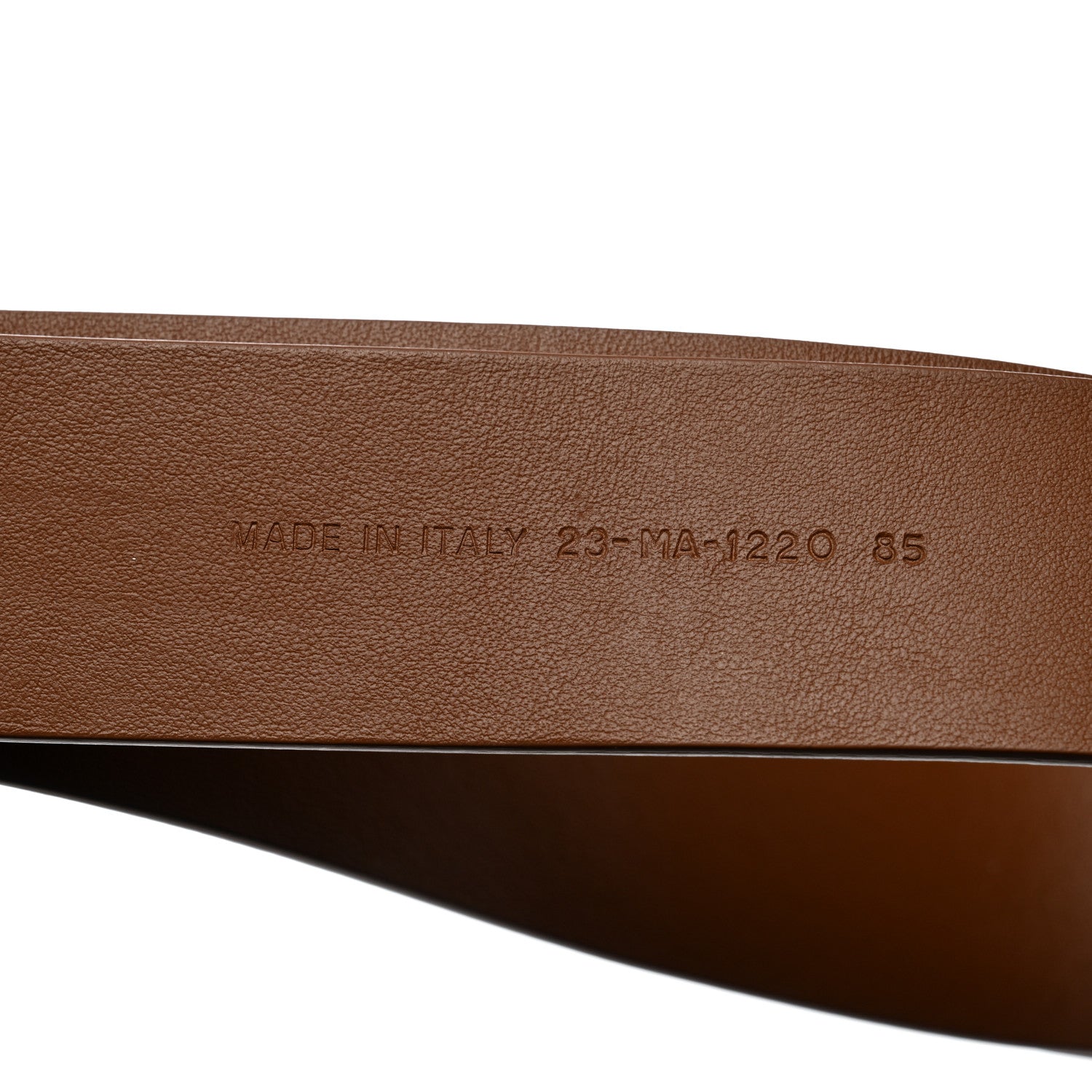 Christian Dior Calfskin 30 Montaigne Belt 85 Brown 6 of 7