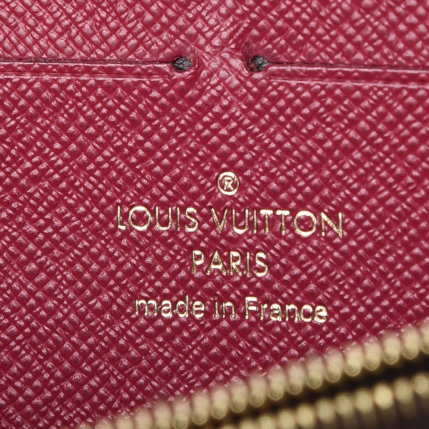 Monogram Clemence Wallet Fuchsia