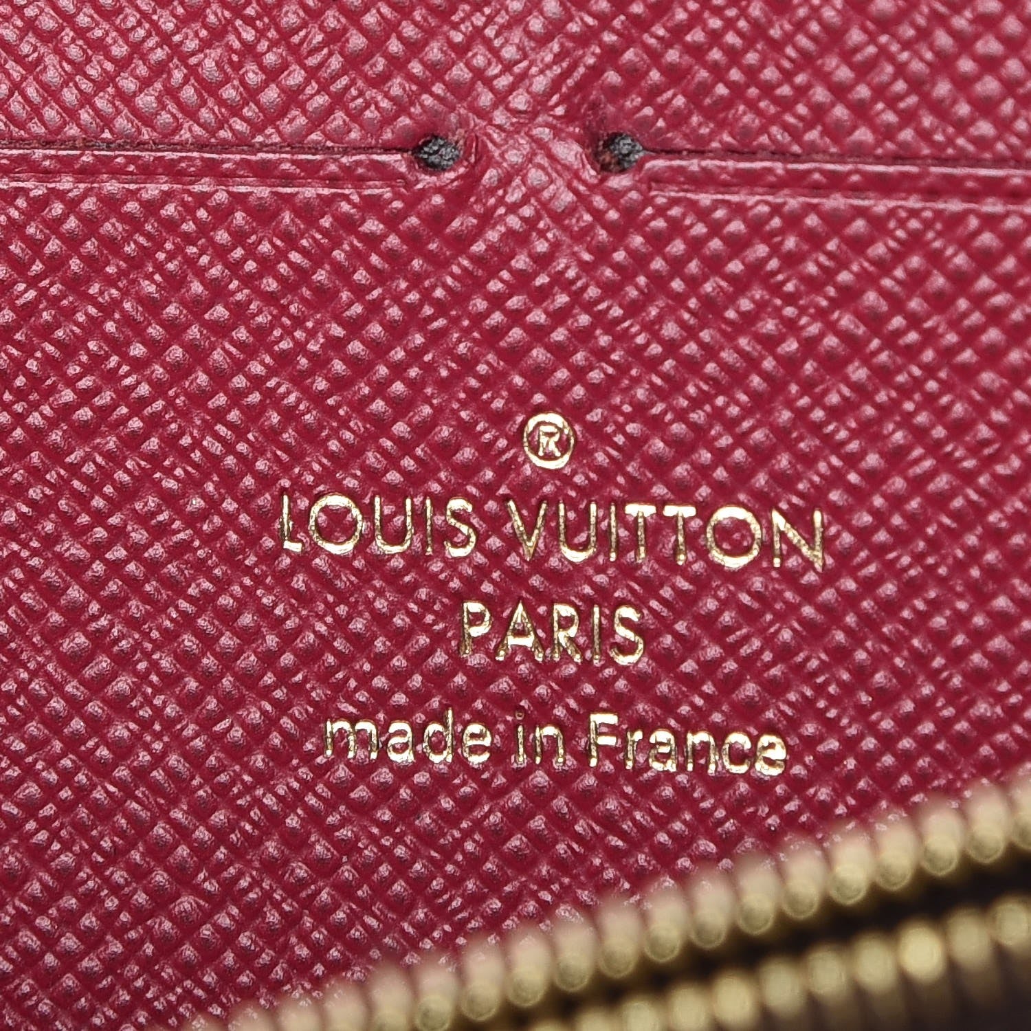 Louis Vuitton Monogram Clemence Wallet Fuchsia 6 of 7