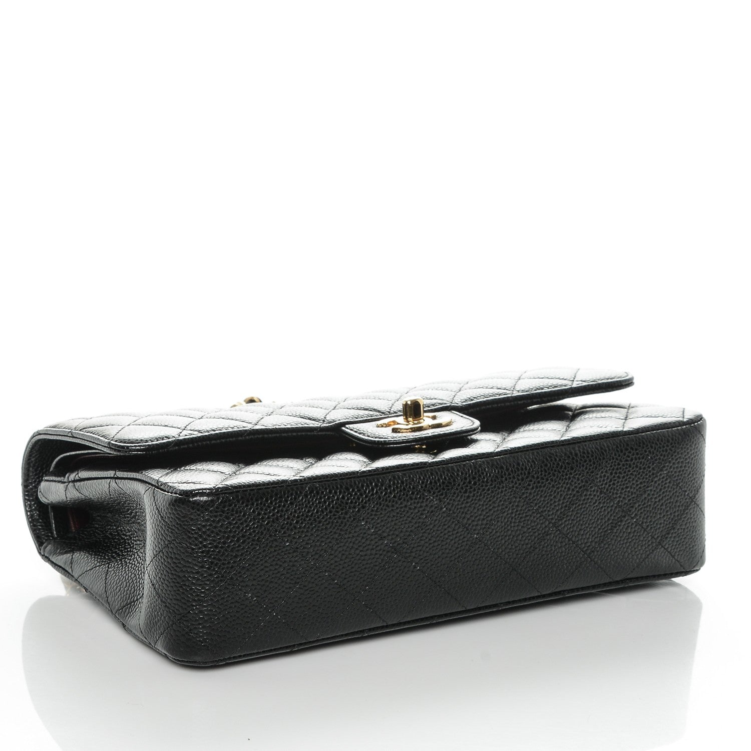 Chanel Caviar Quilted Medium Double Flap Black 4 of 7