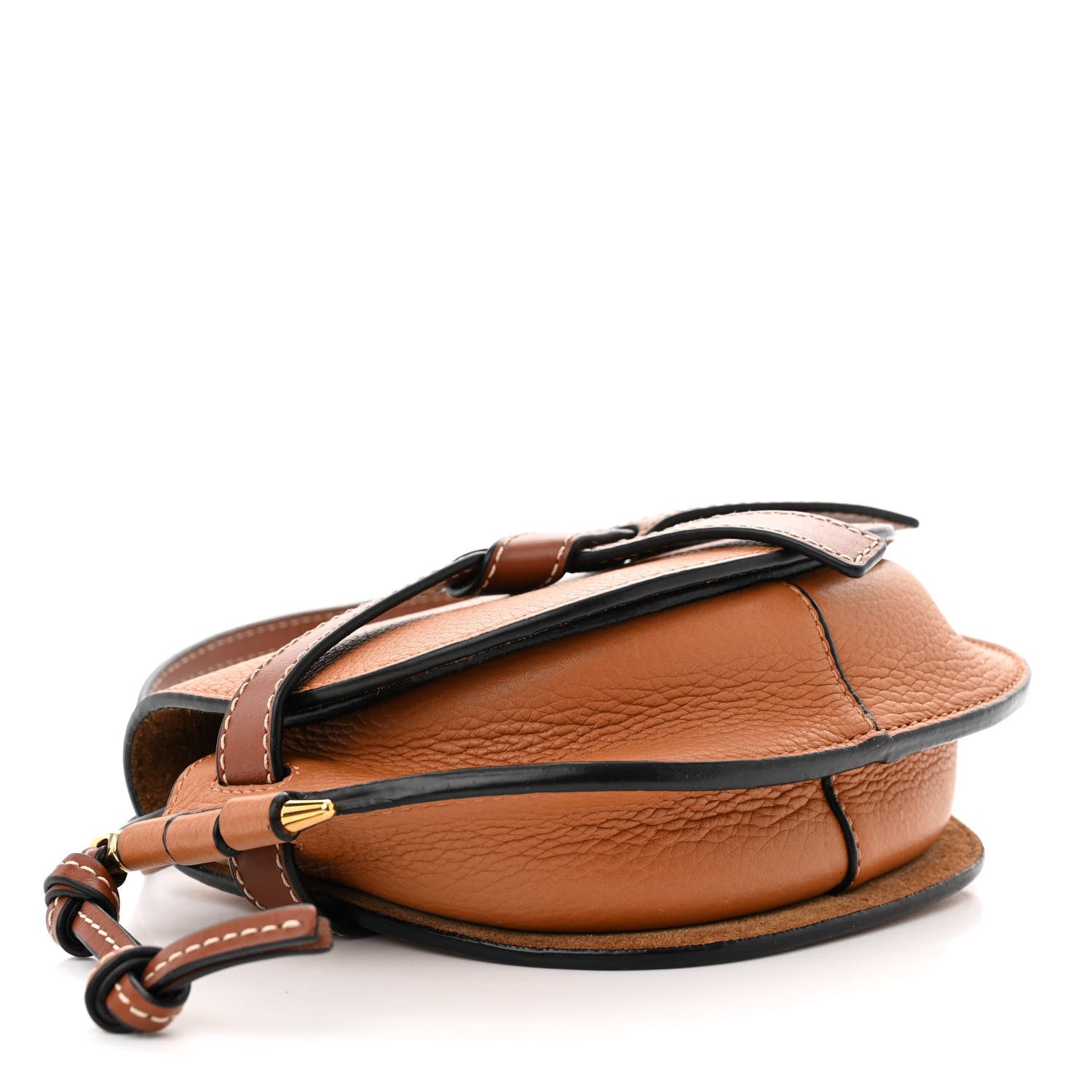Loewe Grained Calfskin Mini Gate Crossbody Bag Caramel Pecan 4 of 10