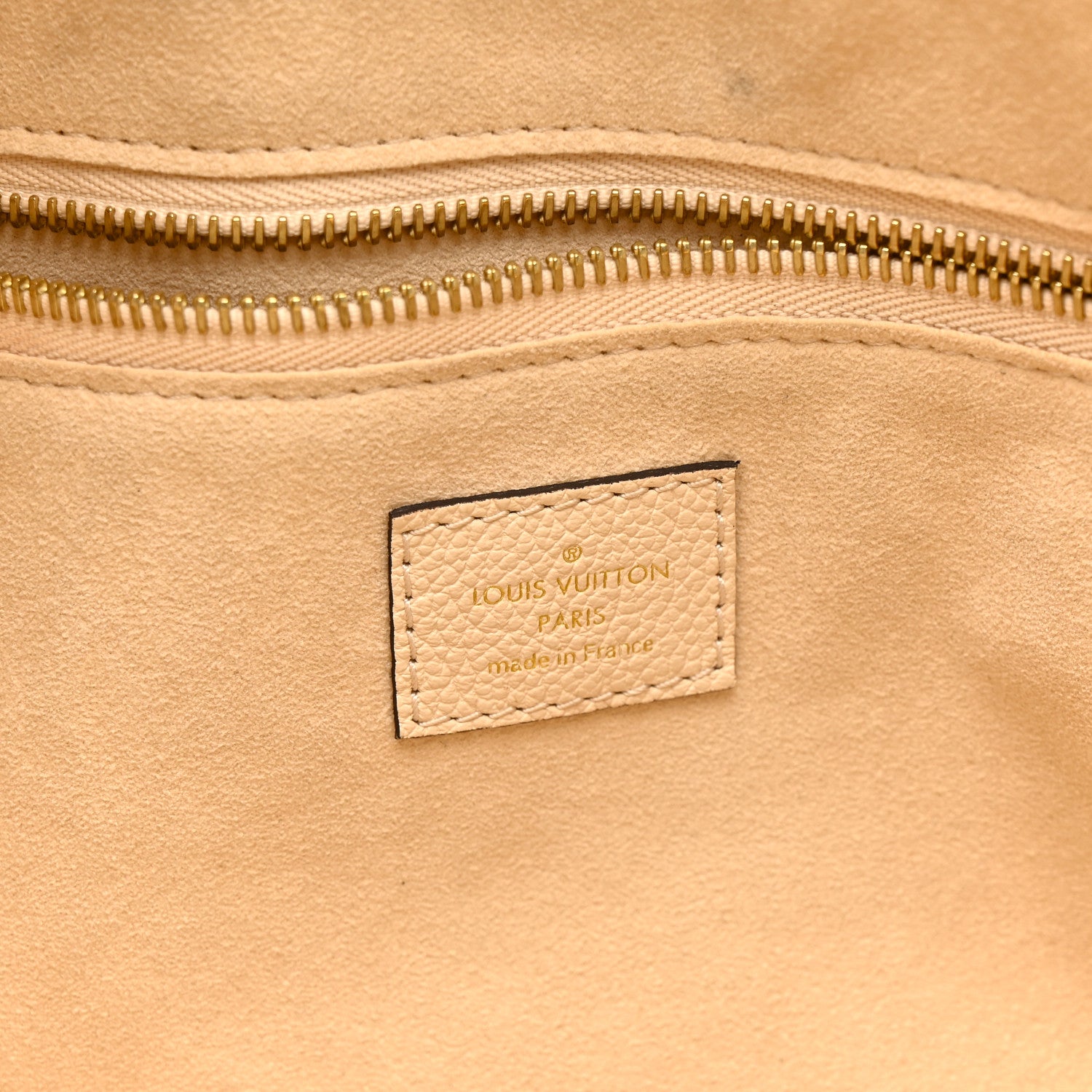 Louis Vuitton Empreinte Monogram Giant Neverfull MM Cream 7 of 16
