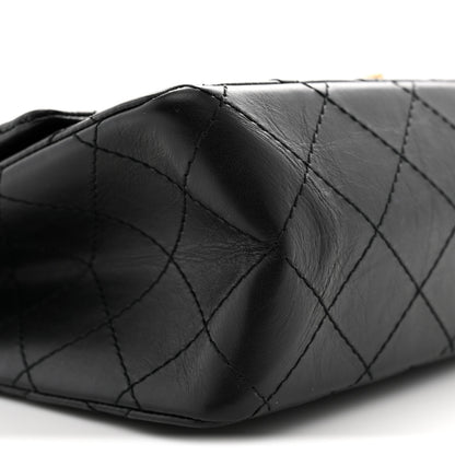 Chanel Aged Calfskin Quilted 2.55 Reissue 226 Flap Black 9 of 11