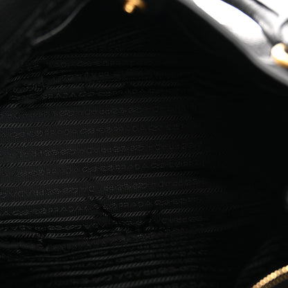 Prada Vitello Daino Shoulder Bag Black 5 of 14