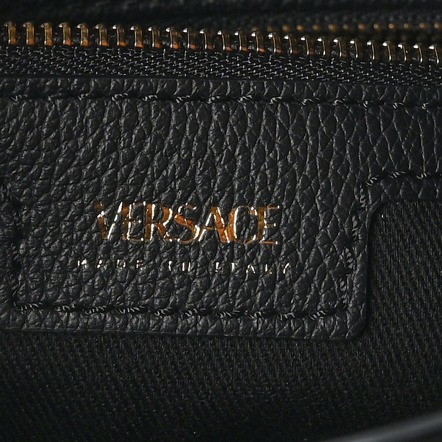 Versace Calfskin La Medusa Medium Hobo Black 6 of 9