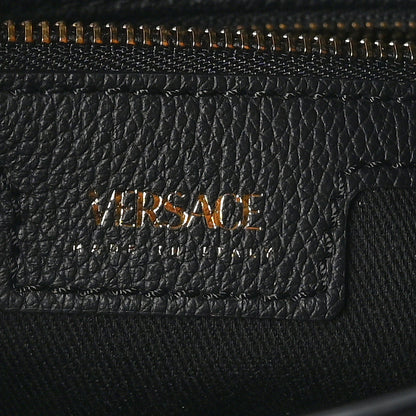 Versace Calfskin La Medusa Medium Hobo Black 6 of 9