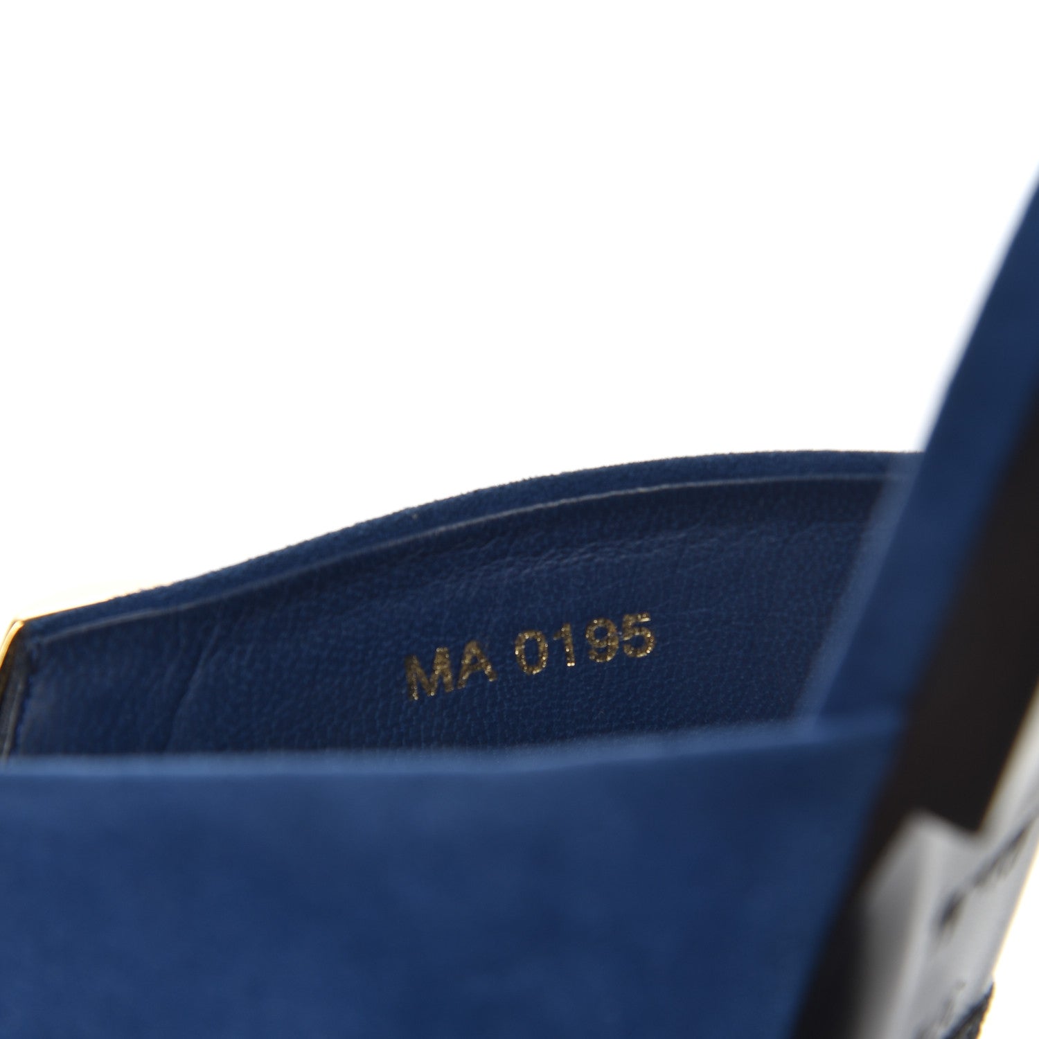 Louis Vuitton Suede Bayfront Mule 37.5 Blue 8 of 13