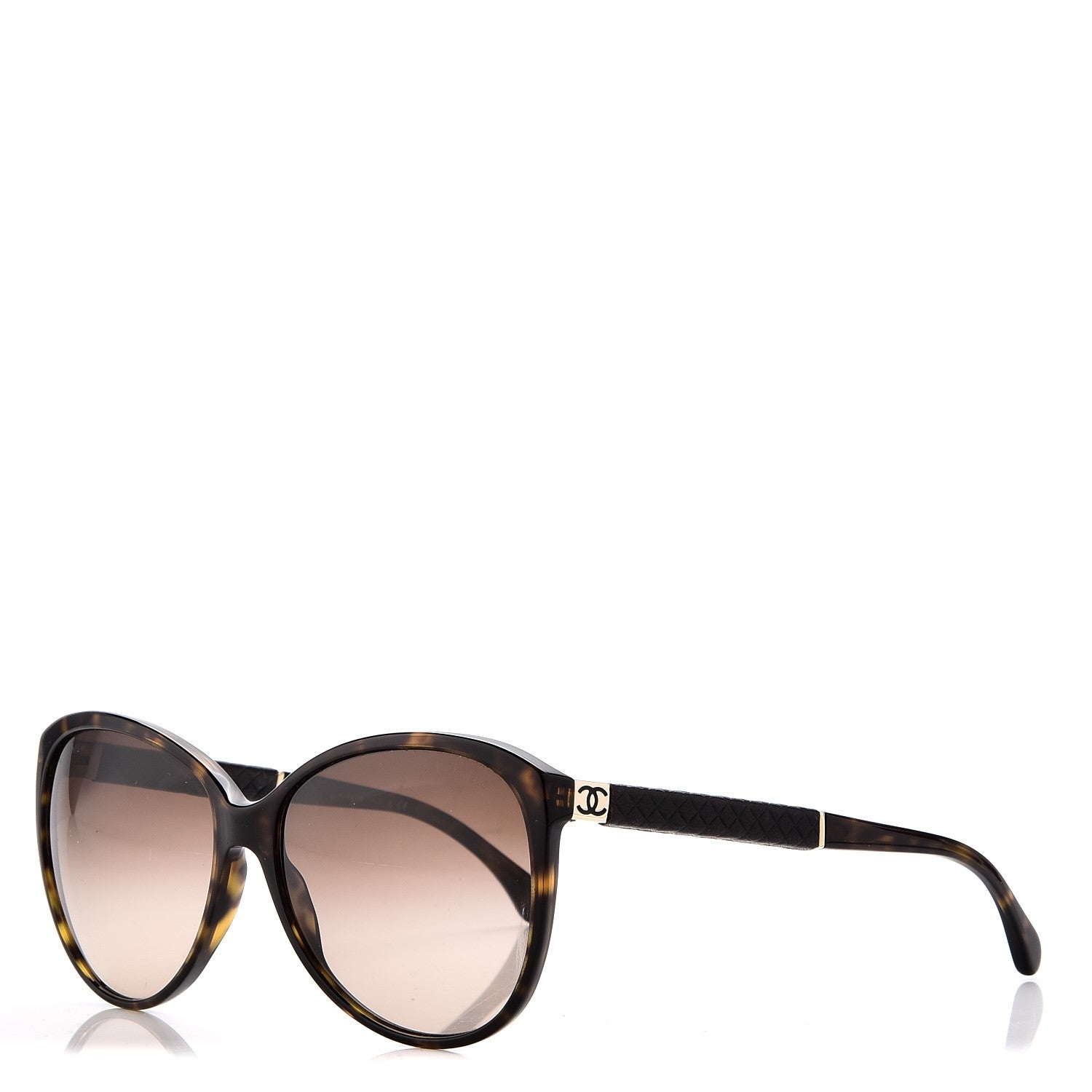 Chanel Quilted CC Sunglasses 5225-Q Tortoise 1 of 8
