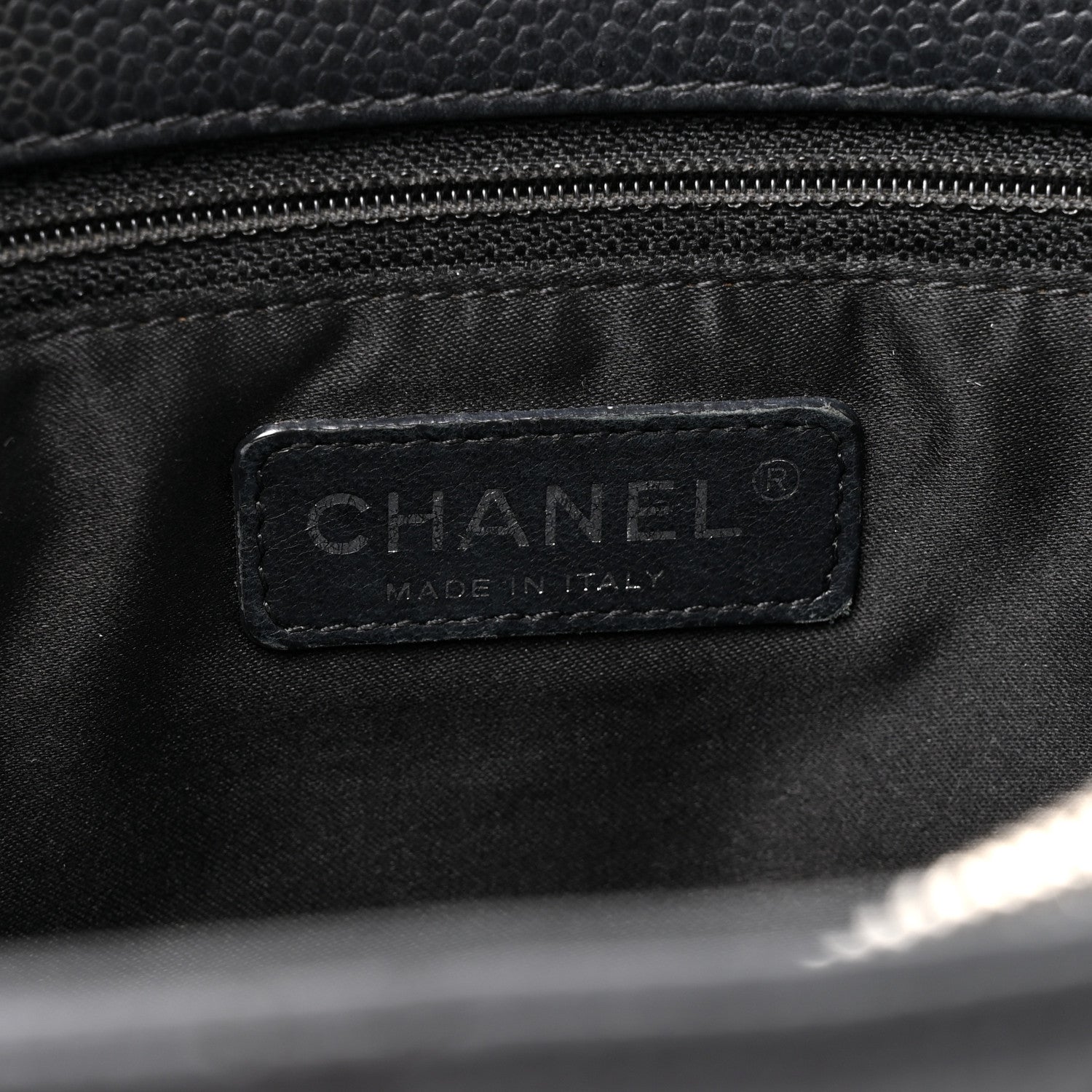 Chanel Caviar Quilted Grand Shopping Tote GST Black 6 of 10