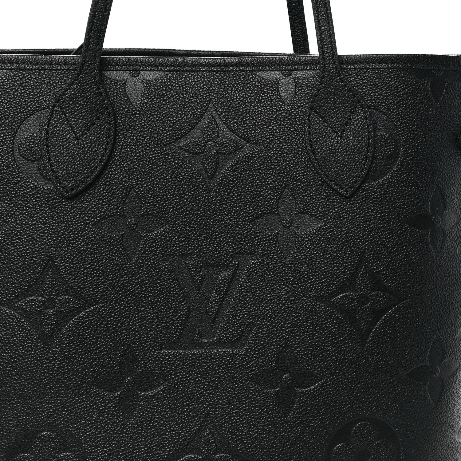Louis Vuitton Empreinte Monogram Giant Neverfull MM Black 8 of 10