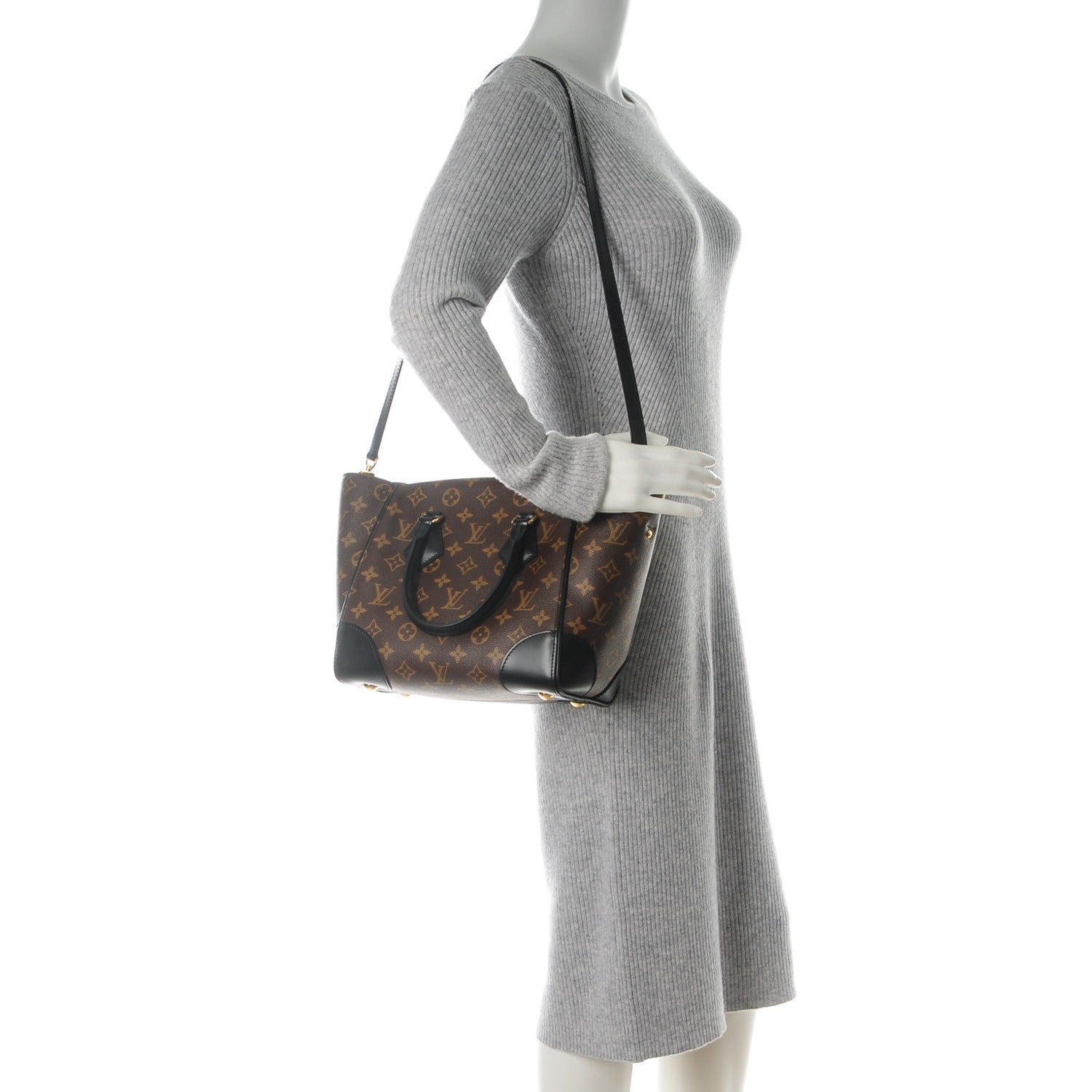 Louis Vuitton Monogram Phenix PM Black 2 of 7