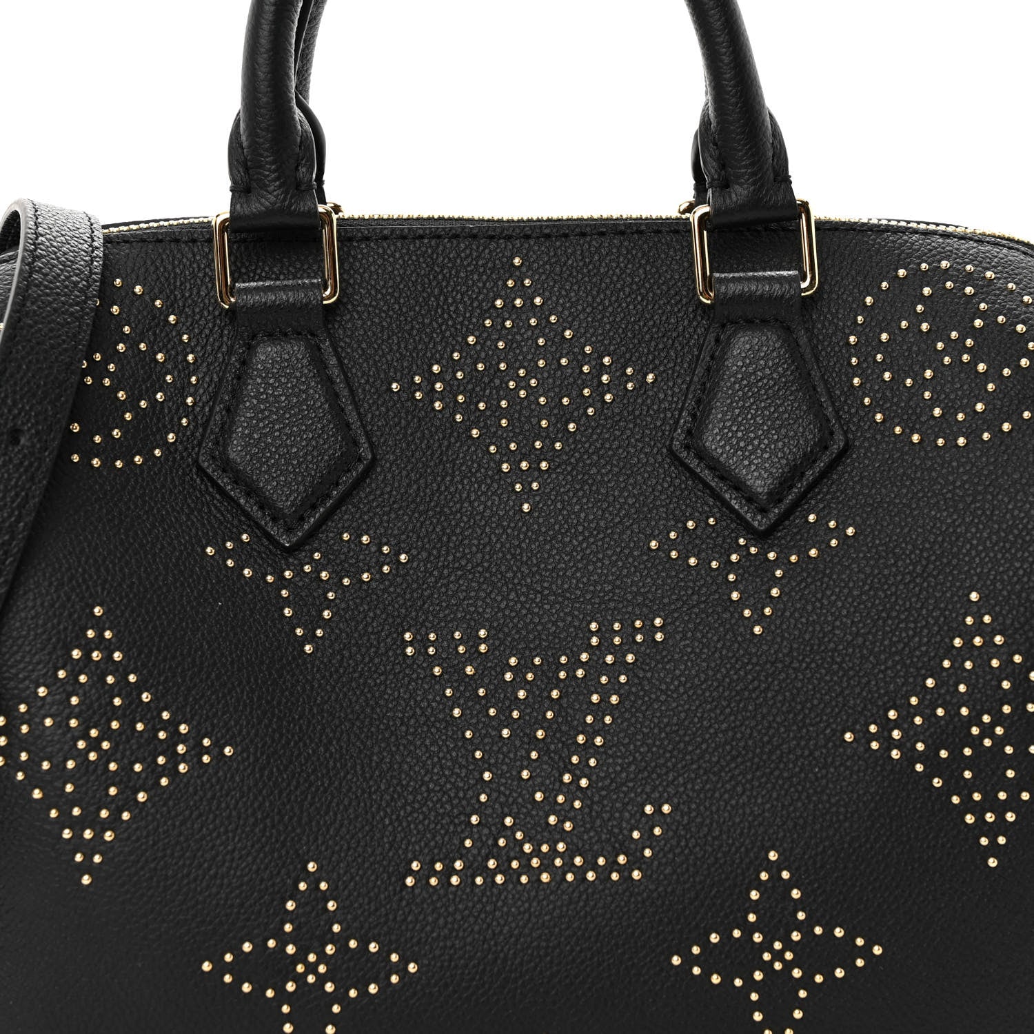 Louis Vuitton Empreinte Monogram Giant Studded Speedy Bandouliere 25 Black 7 of 10