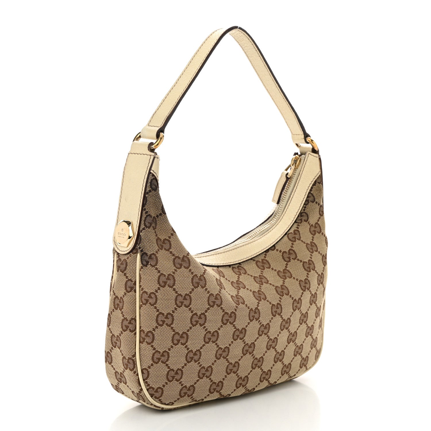 Gucci Monogram Small Charmy Hobo Ivory 3 of 10