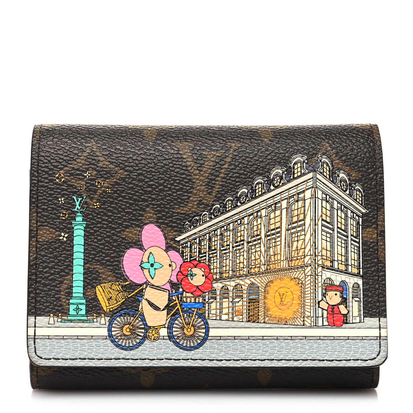 Monogram 2022 Christmas Animation Paris Victorine Wallet Pink