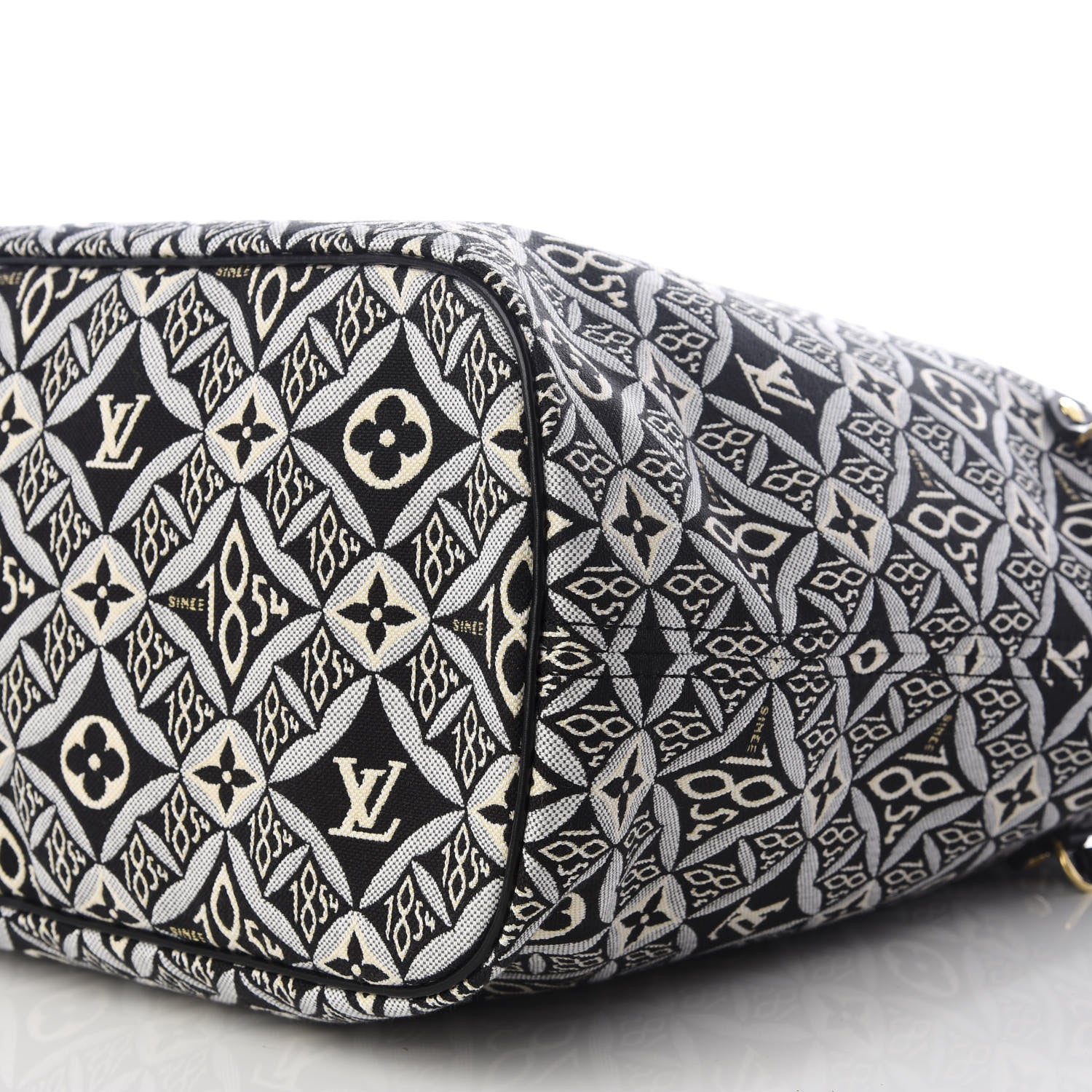 Louis Vuitton Jacquard Since 1854 Neverfull MM Grey 6 of 8