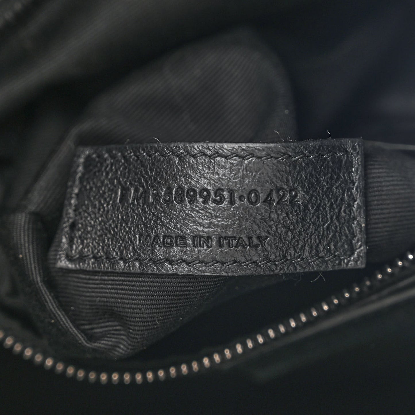 Crinkled Calfskin Matelasse Monogram Medium Niki Shopper Tote Black