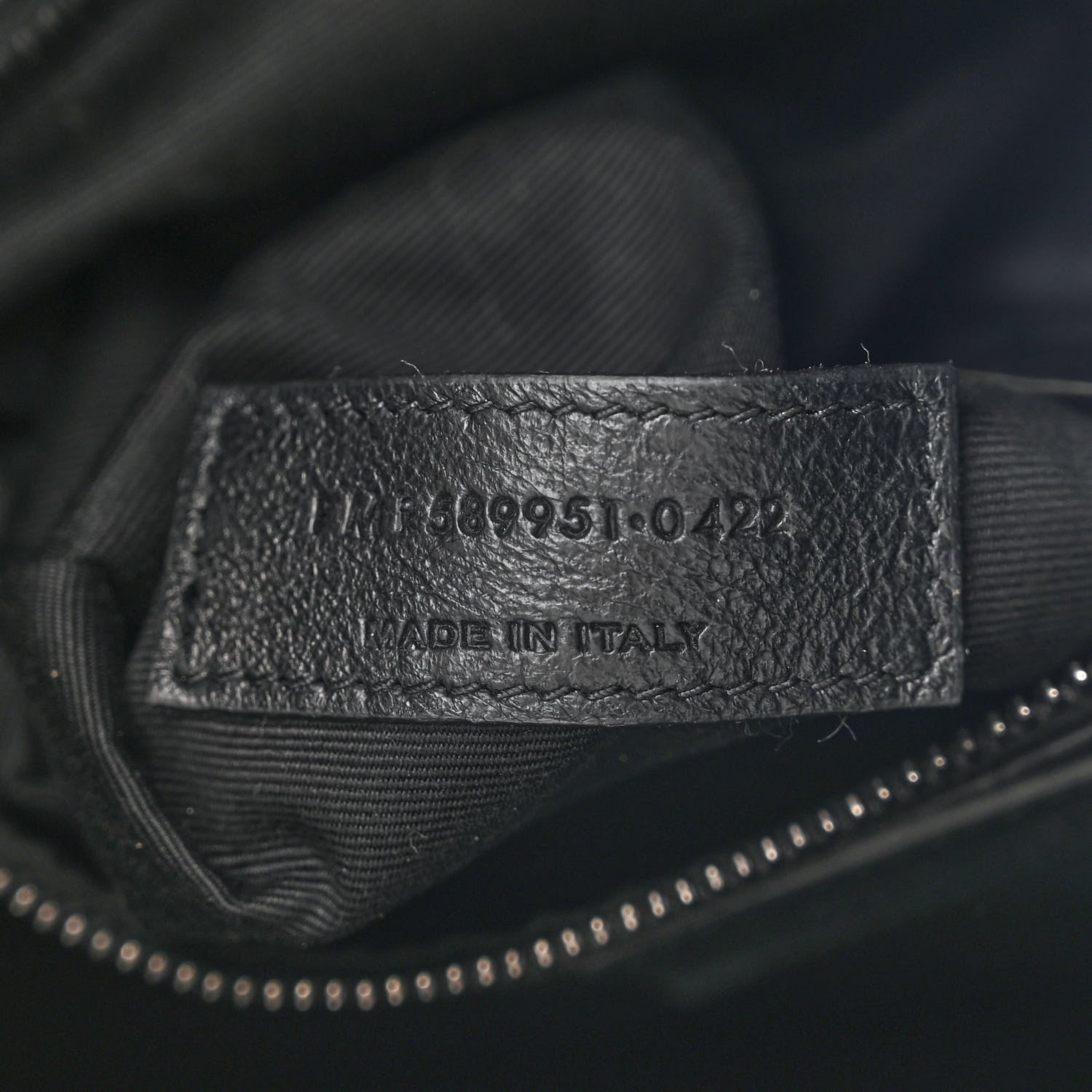 Saint Laurent Crinkled Calfskin Matelasse Monogram Medium Niki Shopper Tote Black 7 of 11
