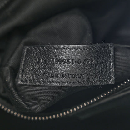 Saint Laurent Crinkled Calfskin Matelasse Monogram Medium Niki Shopper Tote Black 7 of 11