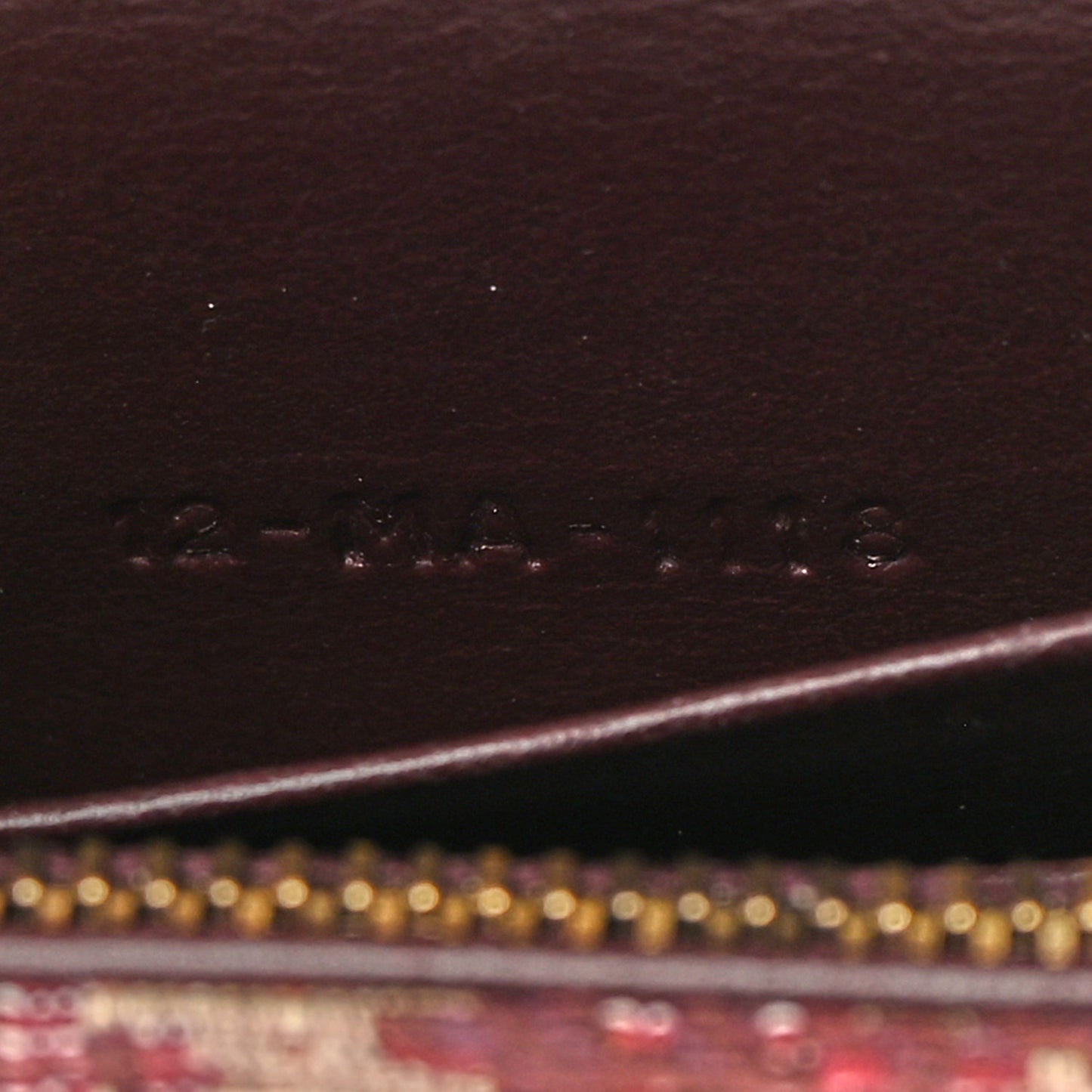 Oblique Saddle Belt Bag Bordeaux