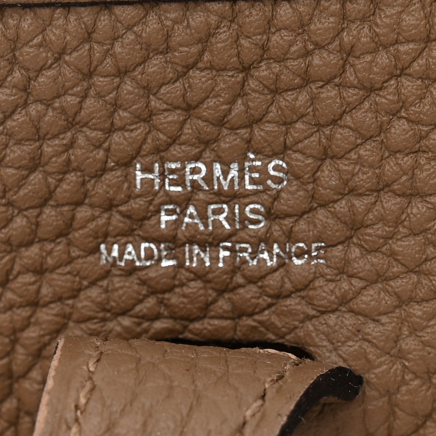 Hermes Taurillon Clemence Flipperball Sangle Evelyne TPM Beige De Weimar Noisette Cuivre Gold 6 of 10