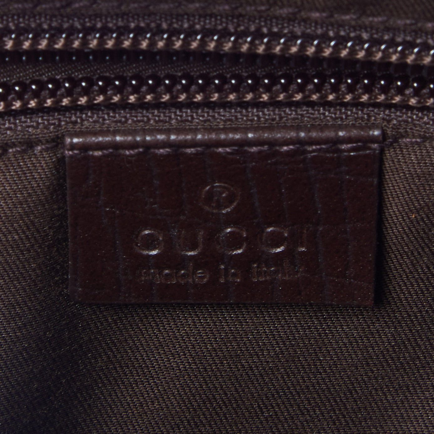 GG Plus Monogram Camera Bag Dark Brown