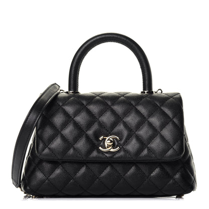 Chanel Caviar Quilted Mini Coco Handle Flap Black 1 of 11
