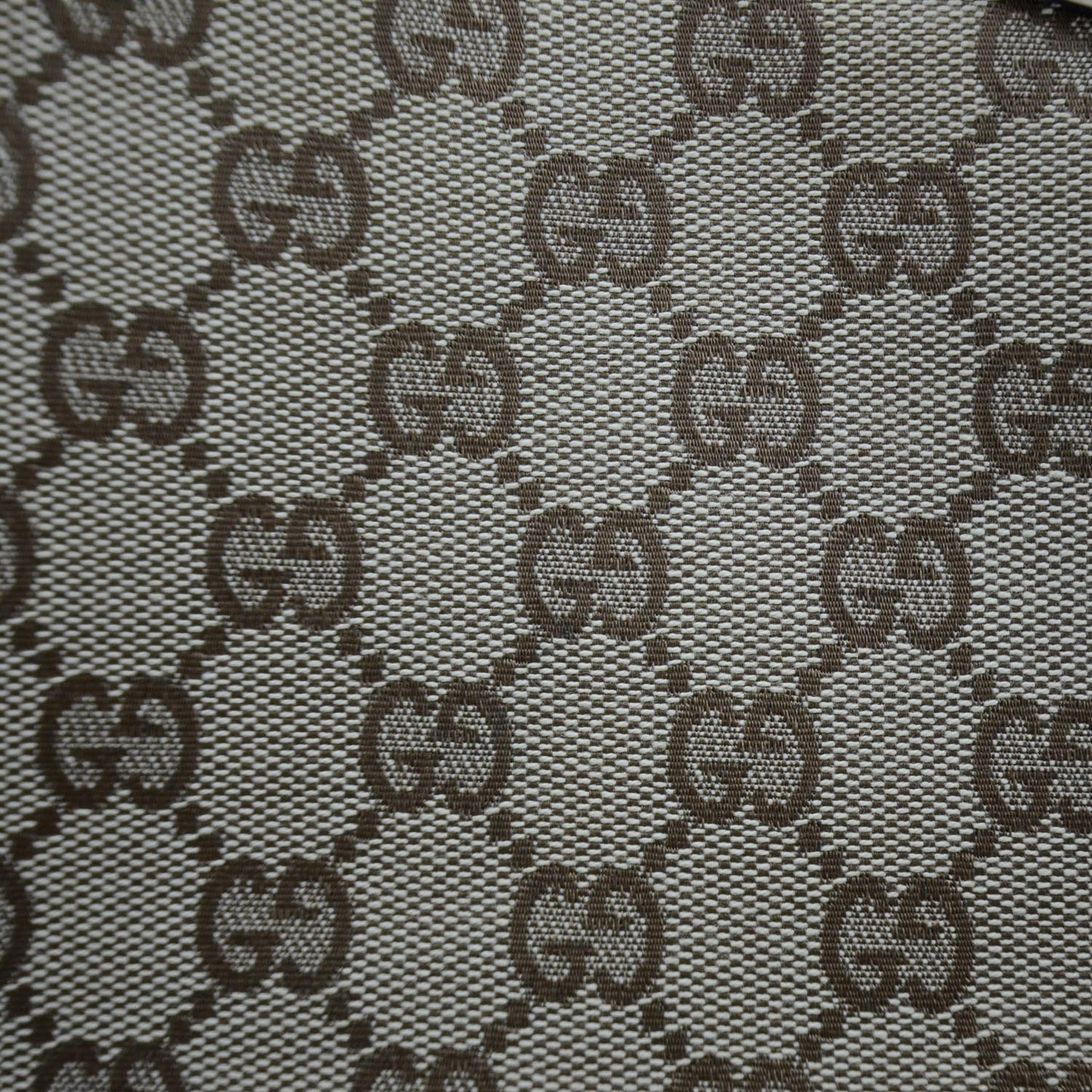 Canvas Monogram Woven Handle Tote