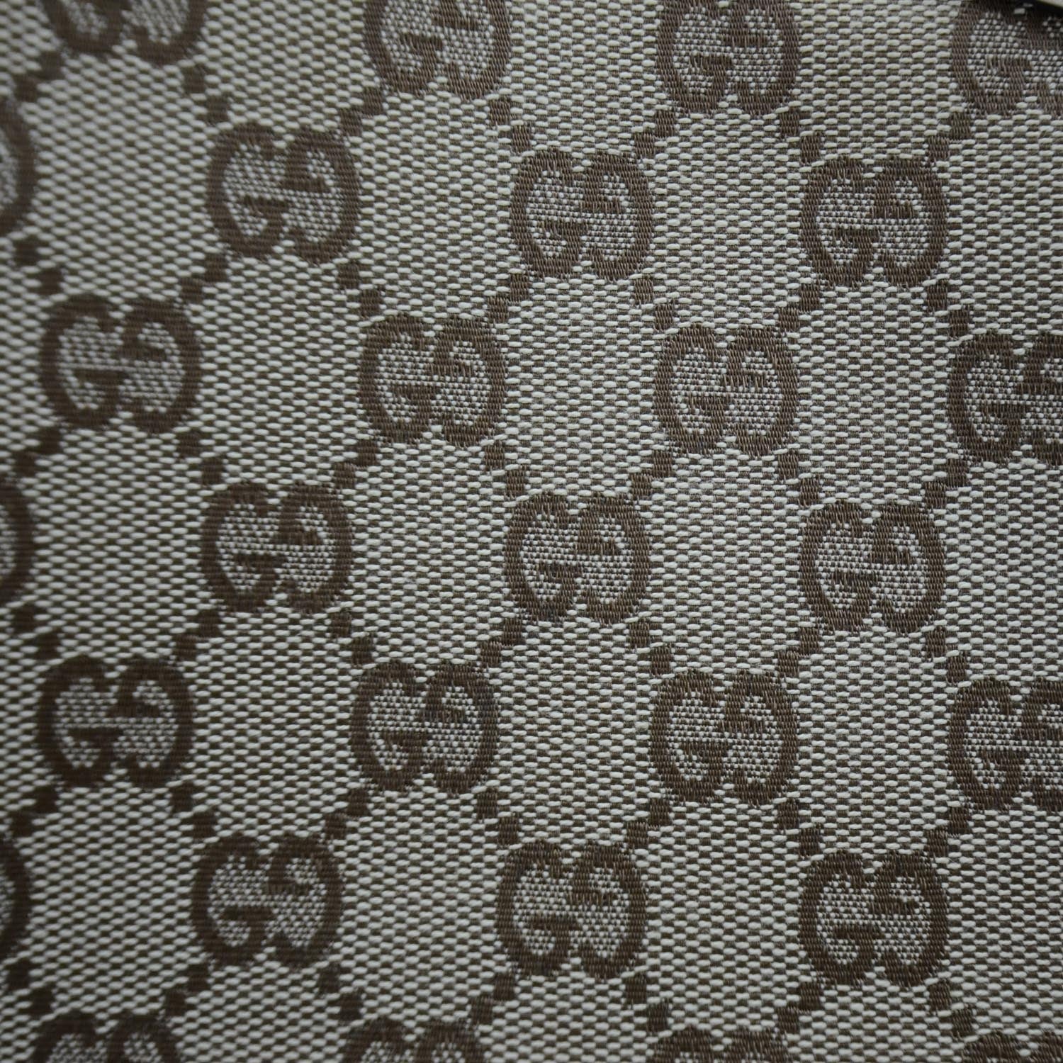 Gucci Canvas Monogram Woven Handle Tote 11 of 12
