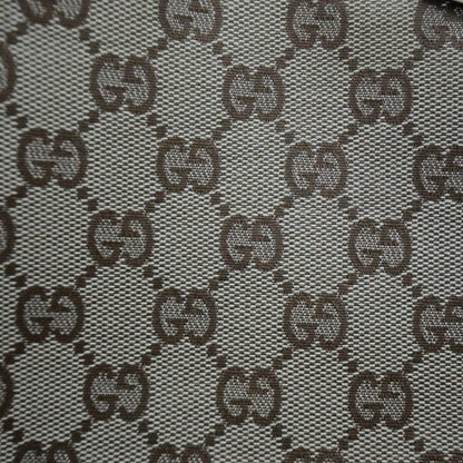 Gucci Canvas Monogram Woven Handle Tote 11 of 12
