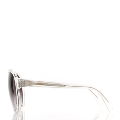 Celine Acetate Glitter Round Sunglasses CL 40147I Clear 3 of 6