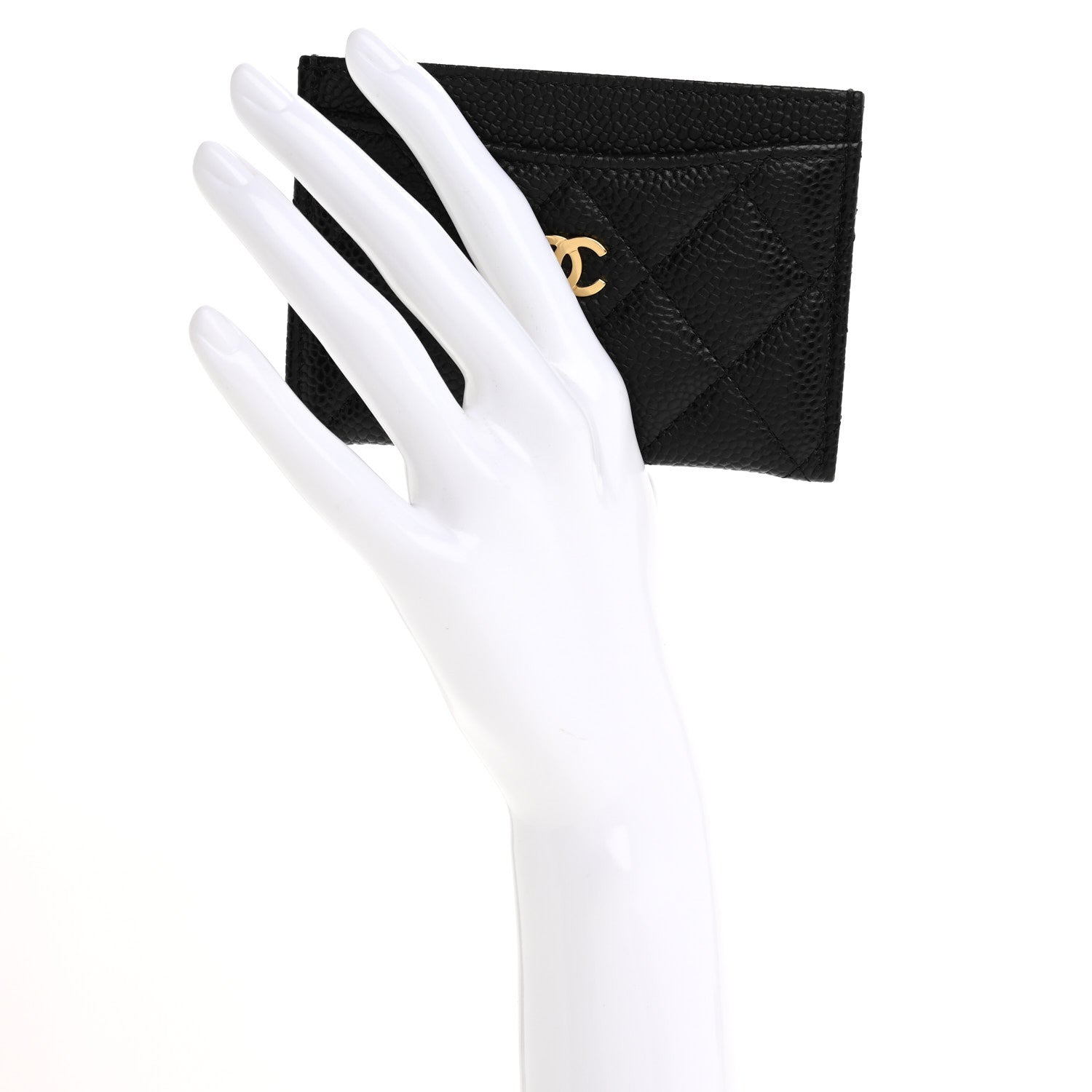 Chanel Caviar Quilted Card Holder Black 2 of 10