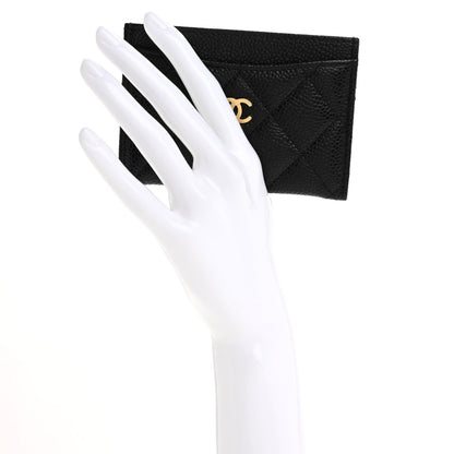 Chanel Caviar Quilted Card Holder Black 2 of 10