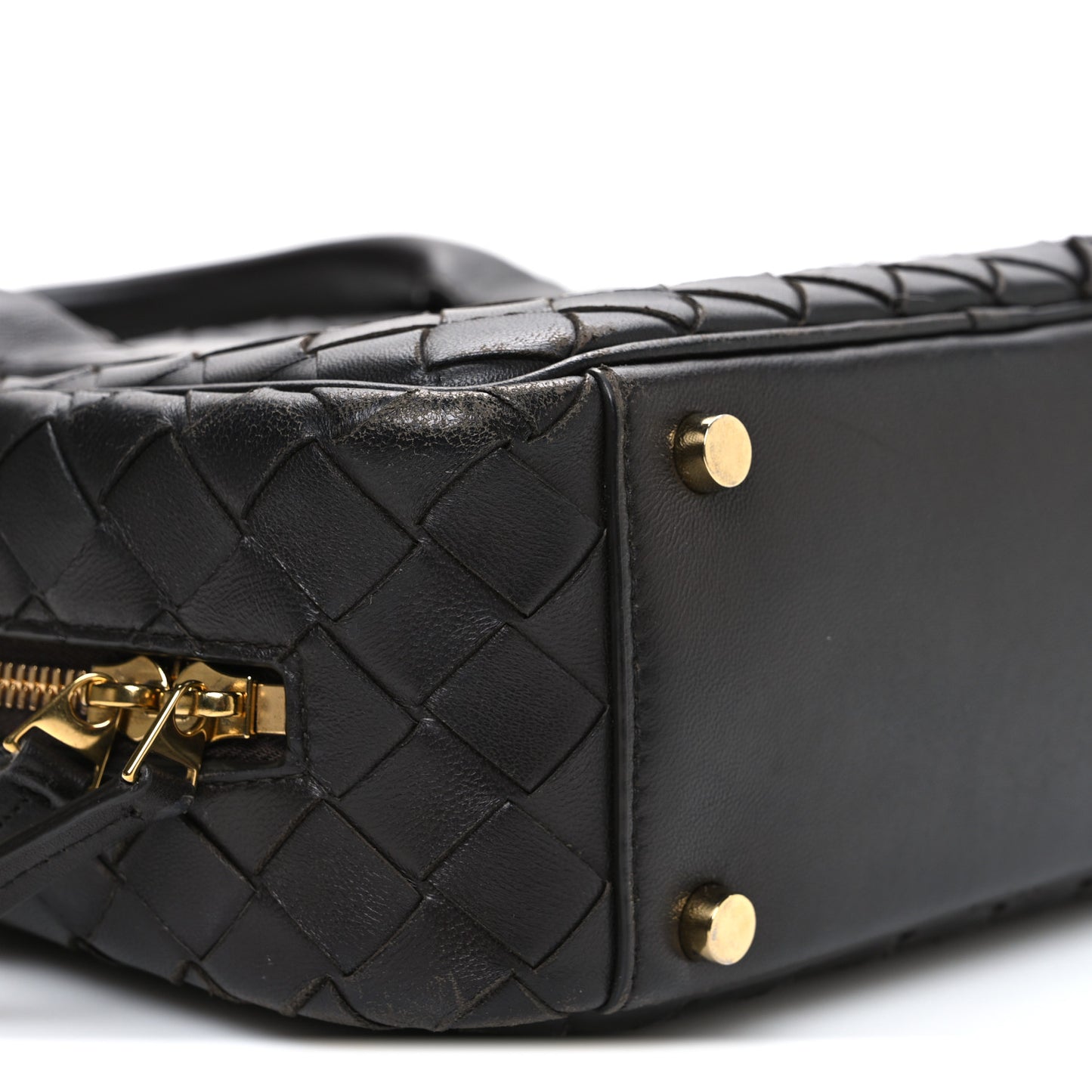 Lambskin Intrecciato Small Getaway Fondant