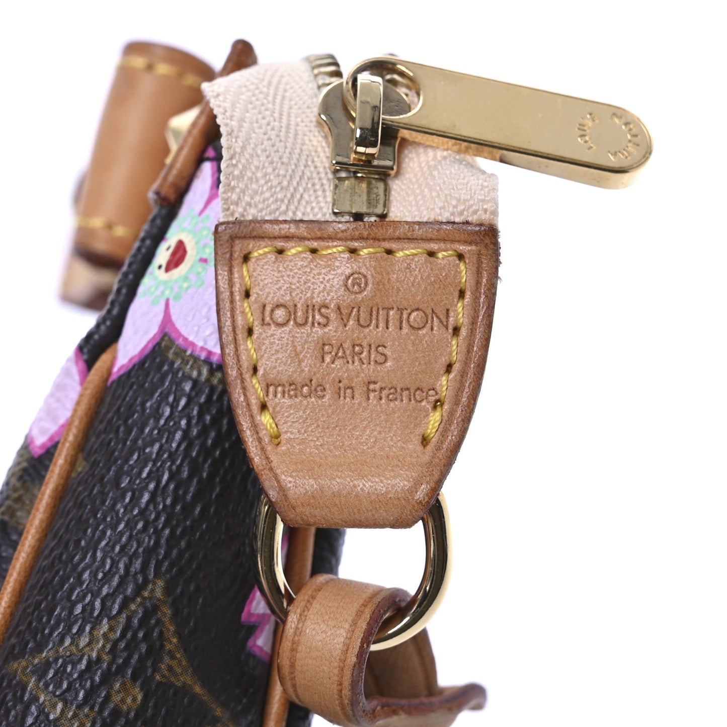 Monogram Cherry Blossom Pochette Accessories Brown