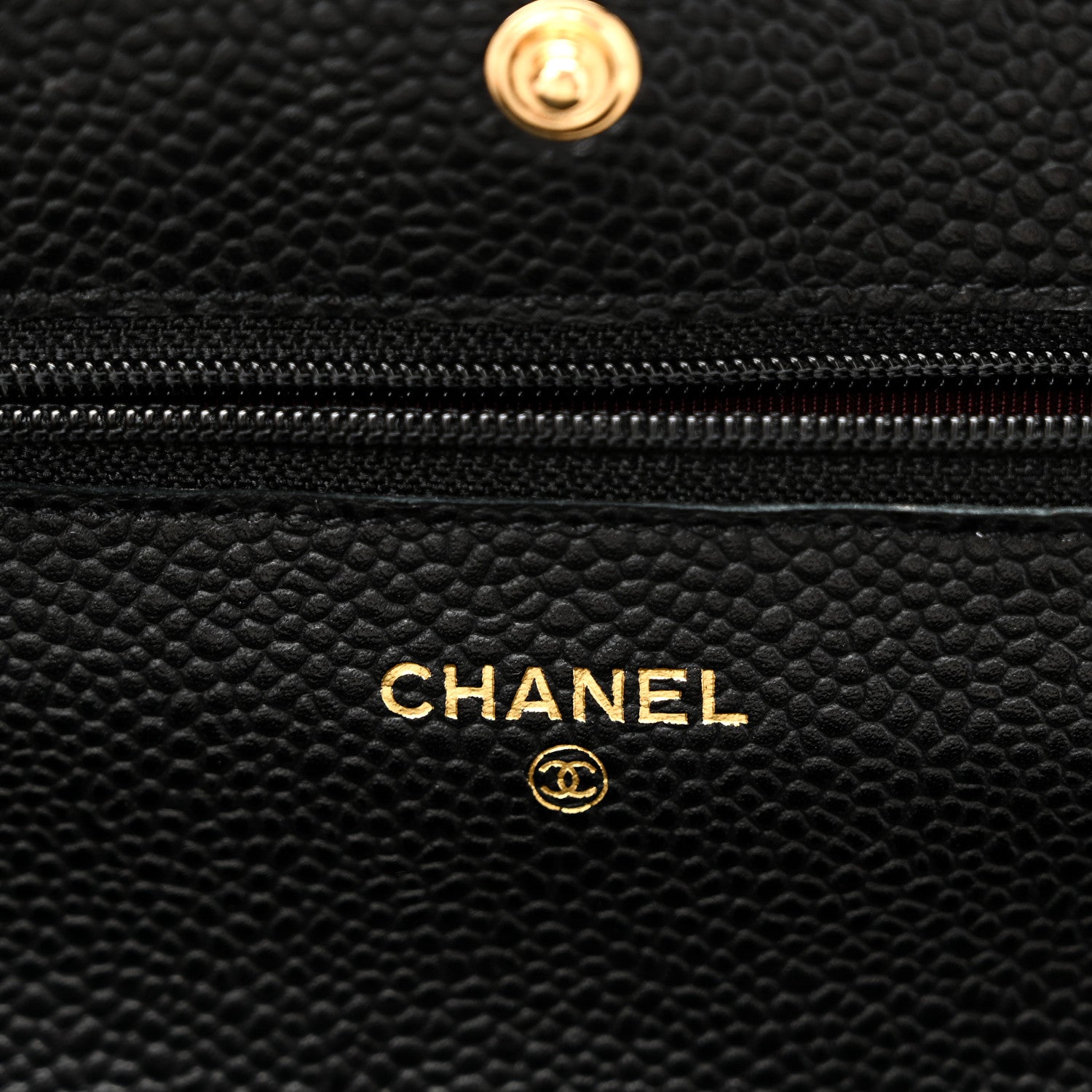 Chanel Caviar Quilted Wallet on Chain WOC Black 6 of 12