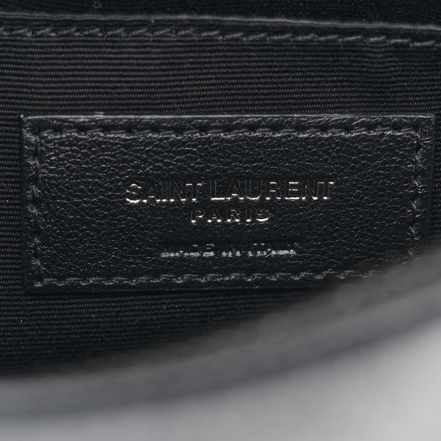 Calfskin Matelasse Monogram Monochrome Lou Camera Bag Black