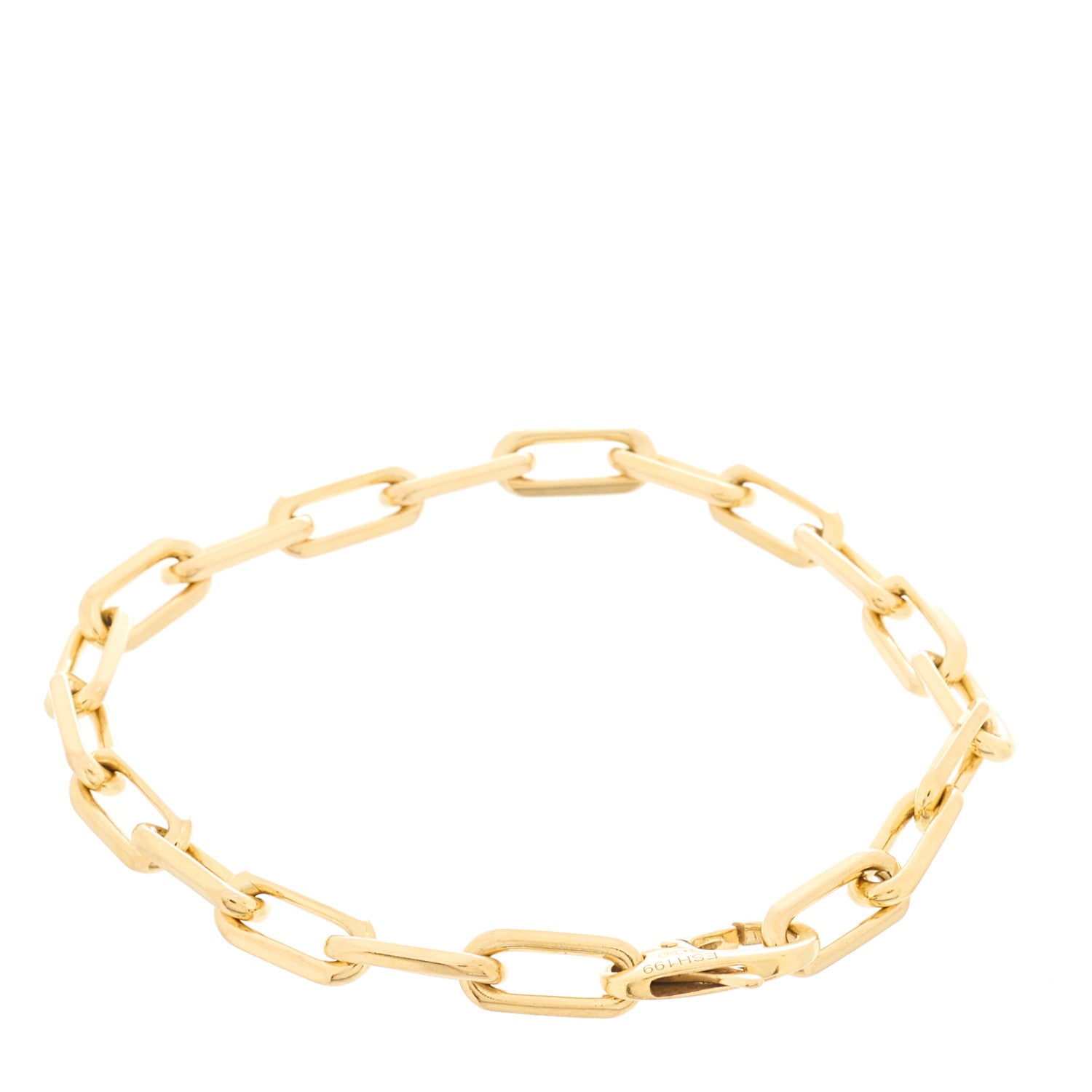 Cartier 18K Yellow Gold Santos de Cartier Link Chain Bracelet 1 of 5