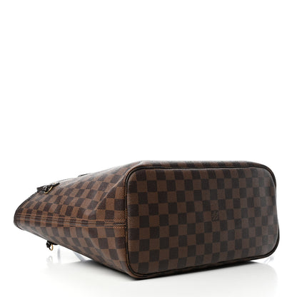 Louis Vuitton Damier Ebene Neo Neverfull MM Rose Ballerine 3 of 4