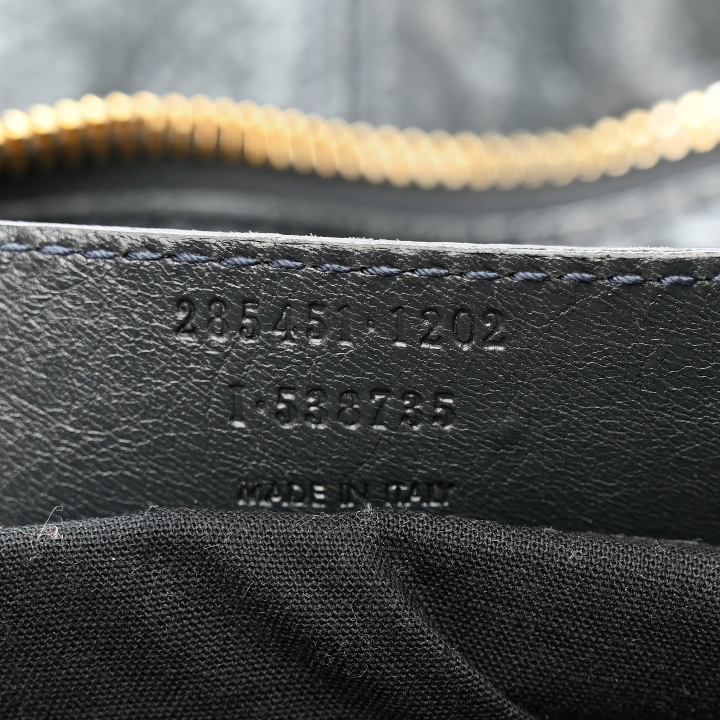 Agneau Giant 12 Gold Hardware Work Anthracite