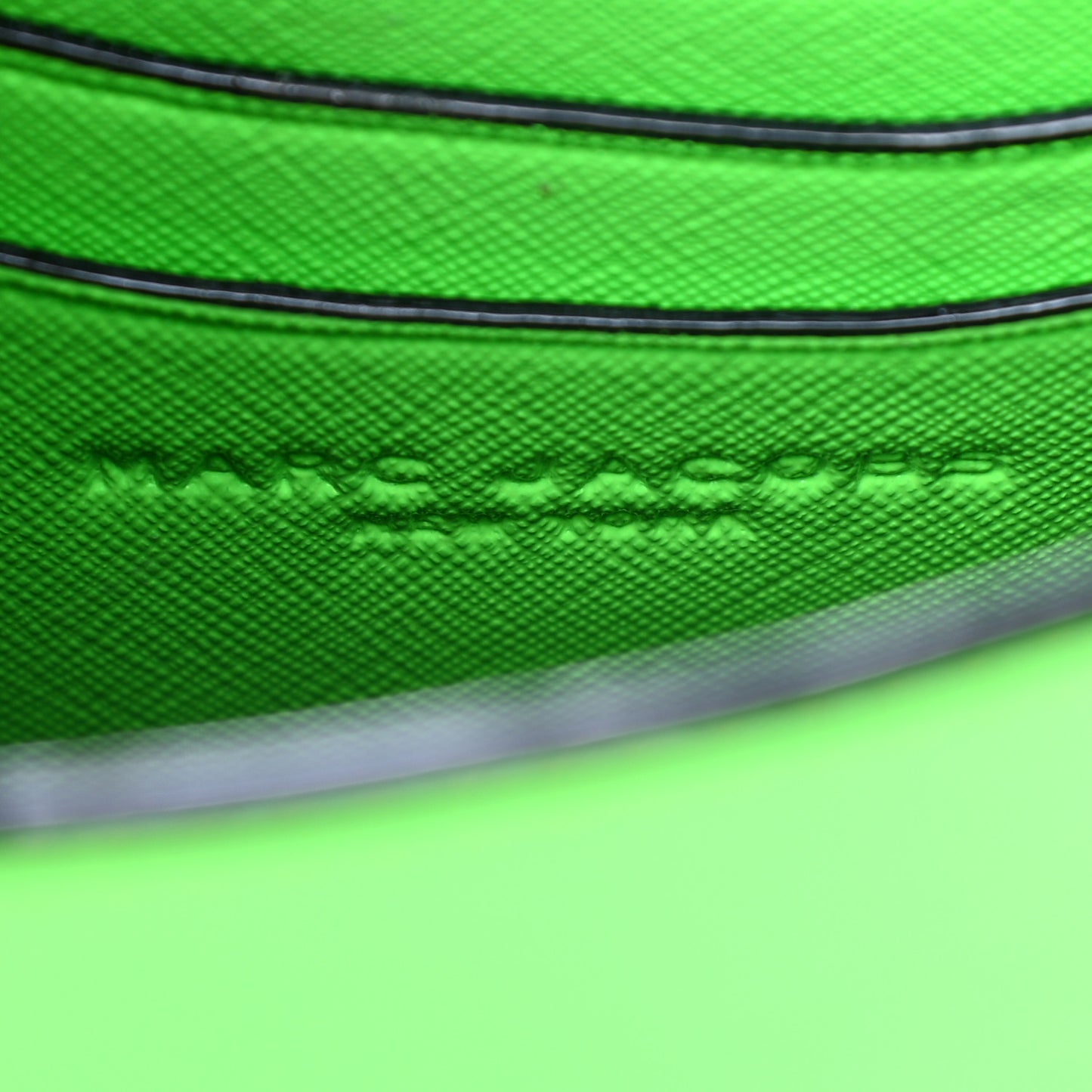 Saffiano Hip Shot Belt Bag Bright Green