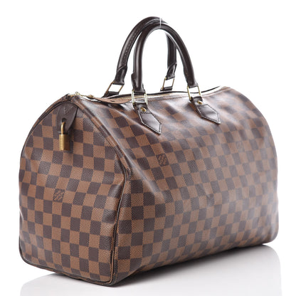 Louis Vuitton Damier Ebene Speedy 35 3 of 16