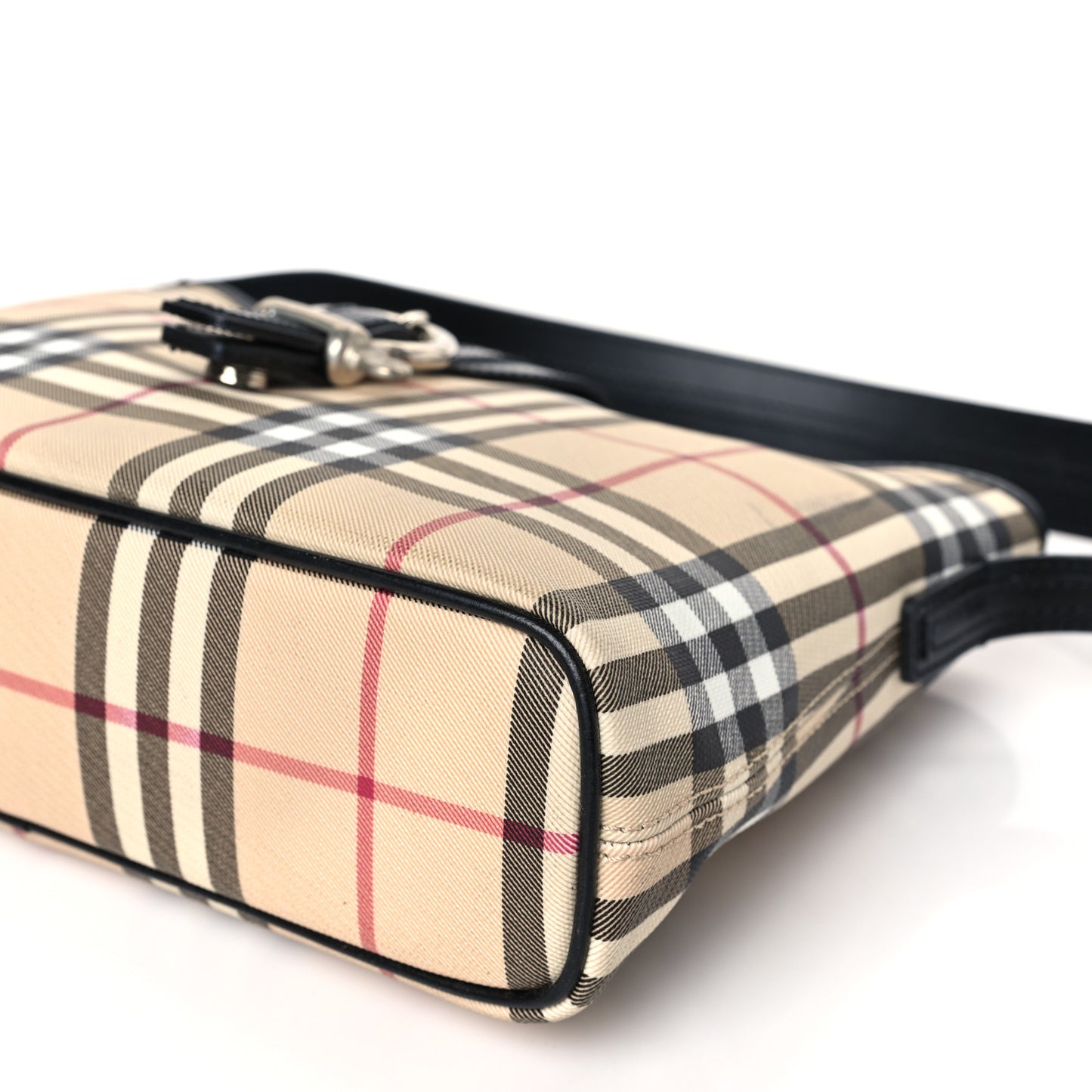 House Check Buckle Shoulder Black