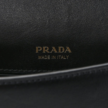 Prada Saffiano City Calf Cahier Belt Bag Black 6 of 12