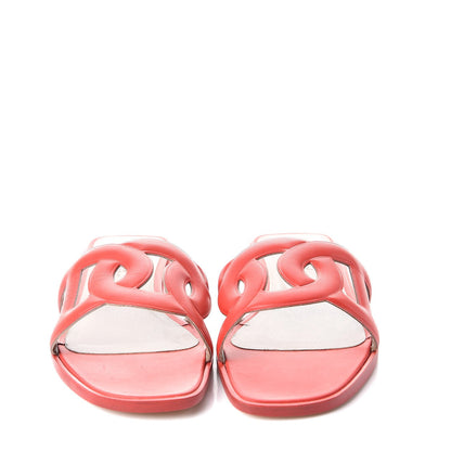 Hermes Calfskin Omaha Sandals 37 Pavot 2 of 8
