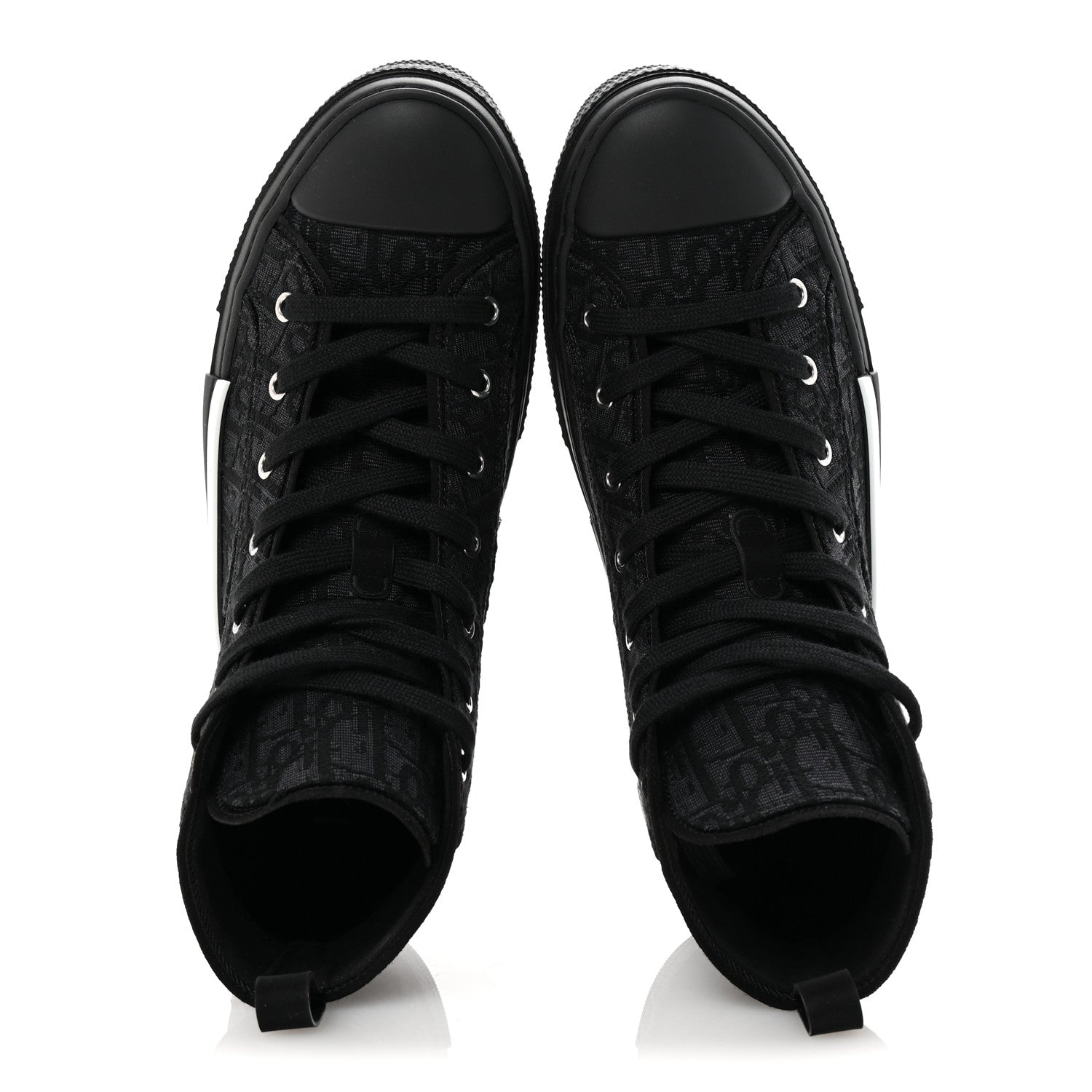 Christian Dior Maxi Oblique Mens B23 High Top Sneakers 43 Black 2 of 10