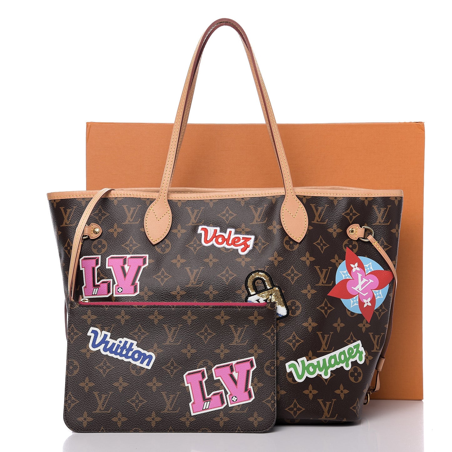 Monogram Travel Stickers Neverfull MM