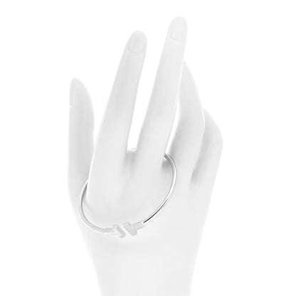 Tiffany 18K White Gold T Wire Bracelet 2 of 5