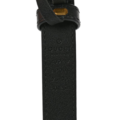 Gucci Calfskin Double G 20mm Belt 75 30 Black 4 of 7