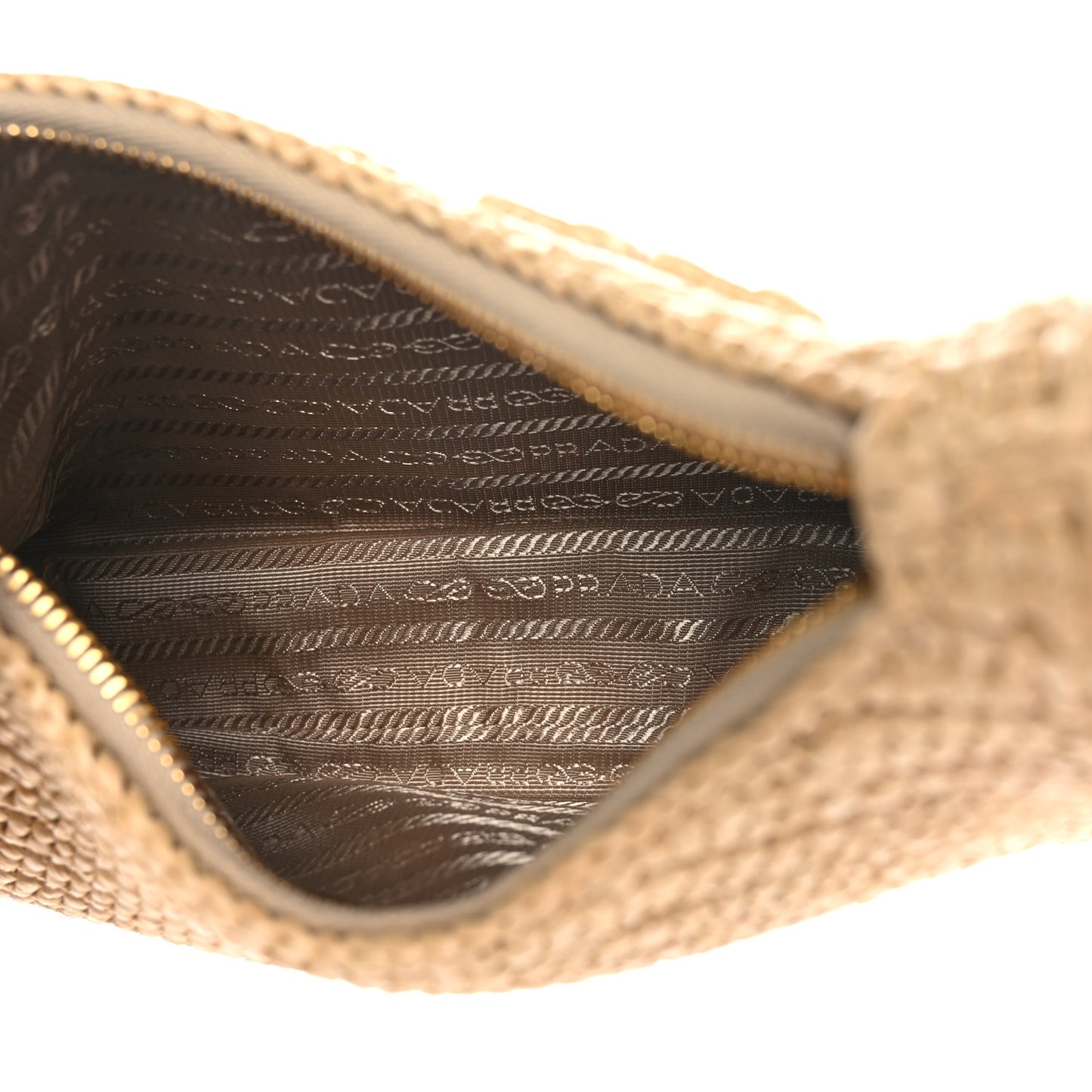 Yarn Raffia Effect Crochet Mini Re-Edition 2000 Shoulder Bag Naturale
