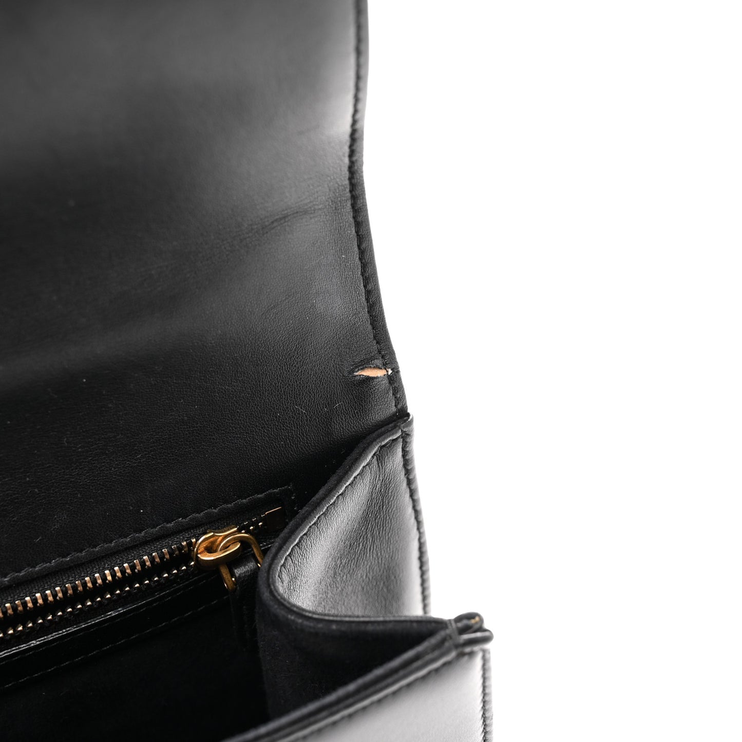 Lambskin Studded Medium Diorama Flap Bag Black